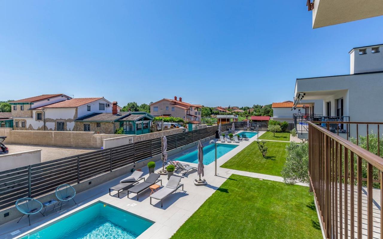 Ap Caci Mit Pool - Istriensonne 0712-0737 Apartment Medulin Bagian luar foto