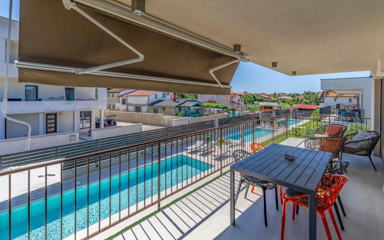 Ap Caci Mit Pool - Istriensonne 0712-0737 Apartment Medulin Bagian luar foto