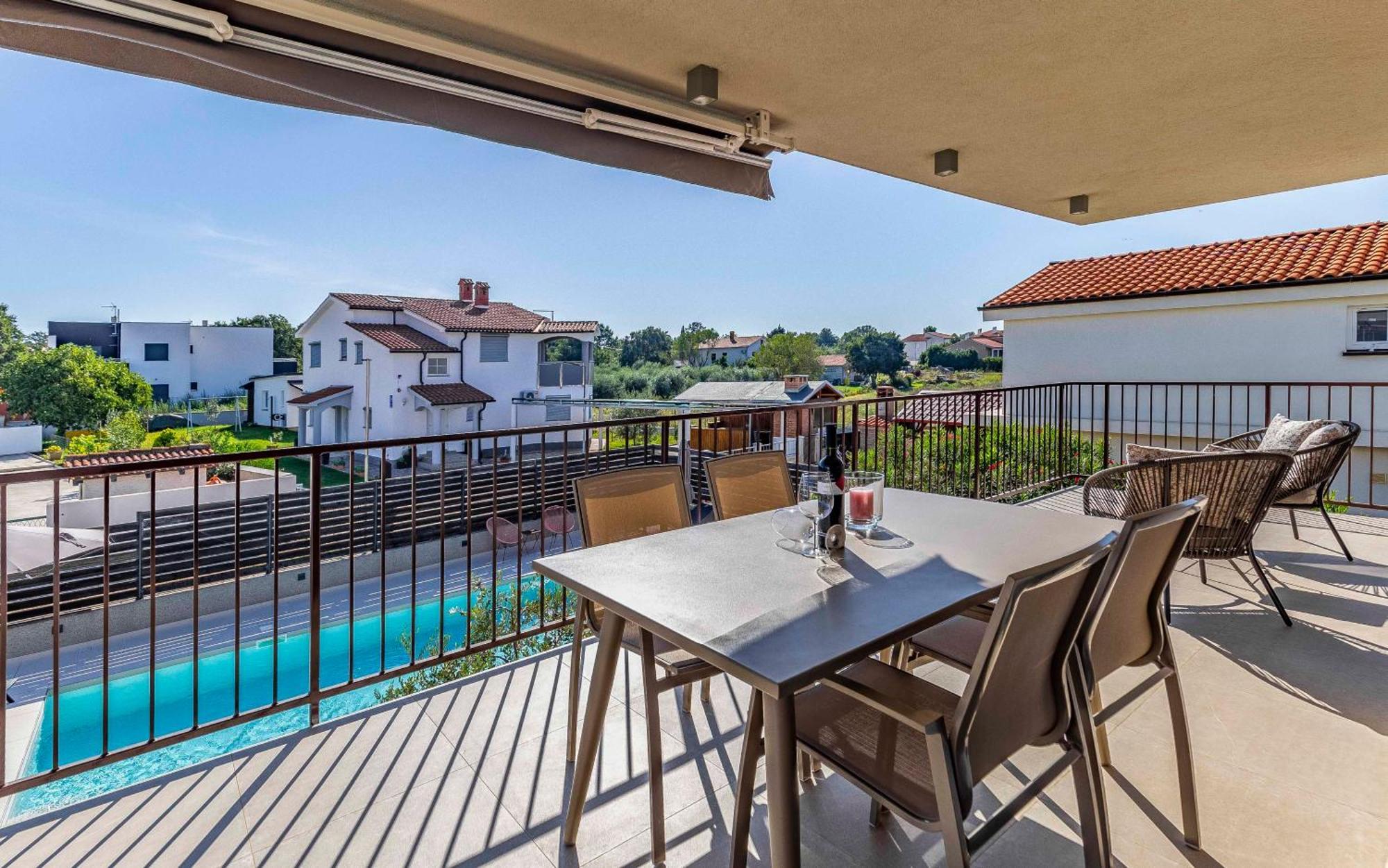 Ap Caci Mit Pool - Istriensonne 0712-0737 Apartment Medulin Bagian luar foto
